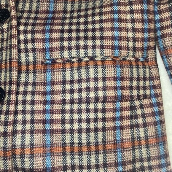 Like New Sandro Solution Plaid Wool-Blend Blazer - Size US 10 (40 FR) - Picture 6 of 10